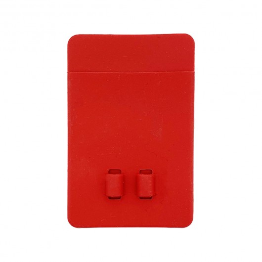 Red Earbud Holder Phone Wallets